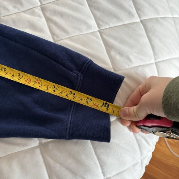 Nike Womens Size Small Sportswear Fleece Pants Joggers Sweatpants Blue Ankle - Picture 5 of 9